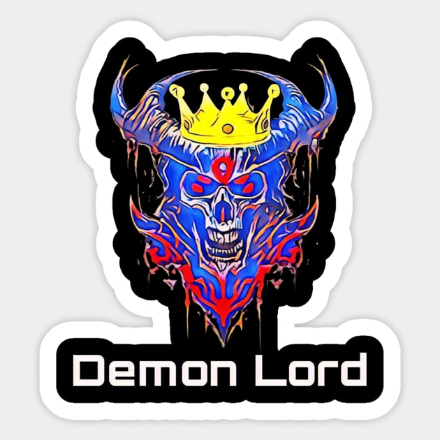 Demon Lord Sticker by Raihani